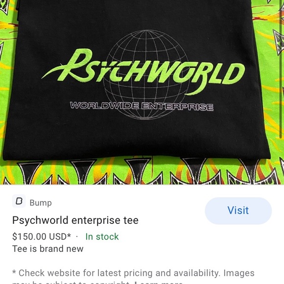 Psychworld enterprise t-shirt - Picture 3 of 3